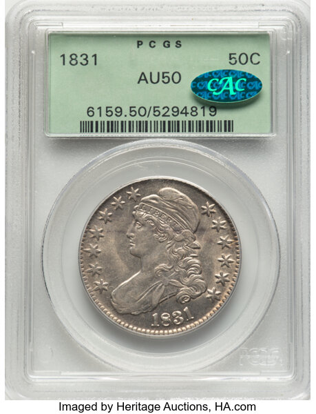 1831 50c O-104 MS thumbnail 3