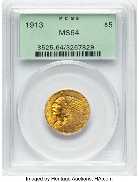 1913 $5  MS thumbnail 4