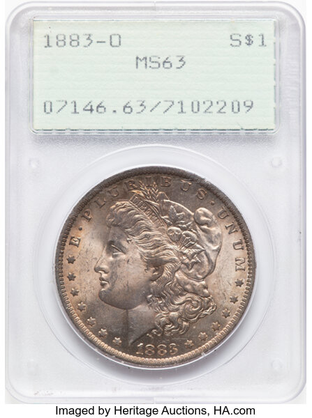 1883-O $1  Buffed Reverse, Die Break, VAM-1C3 MS thumbnail 11