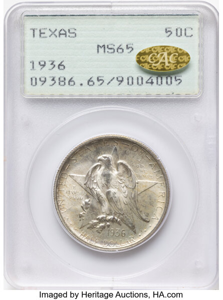1936 50c Texas MS thumbnail 4