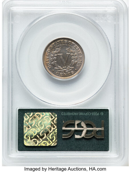 1911 5c MS64 CAC thumbnail 2