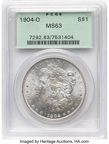 1904-O $1  Denticle Impressions Below Wing, VAM-12A MS thumbnail 16
