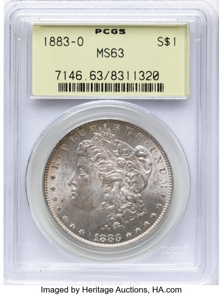 1883-O $1  Buffed Reverse, Die Break, VAM-1C3 MS thumbnail 13