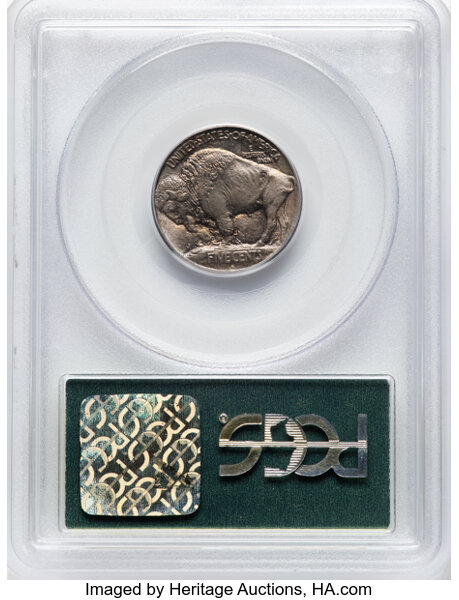 1913-S 5c Buffalo, Type 1 MS66 CAC thumbnail 2