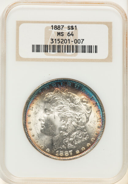 1887 $1  Die File Lines UNITED, VAM-4A MS thumbnail 4