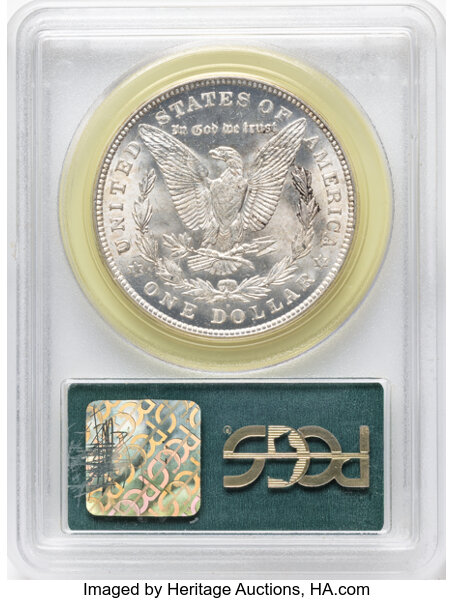 1921-D $1 MS63 CAC thumbnail 2