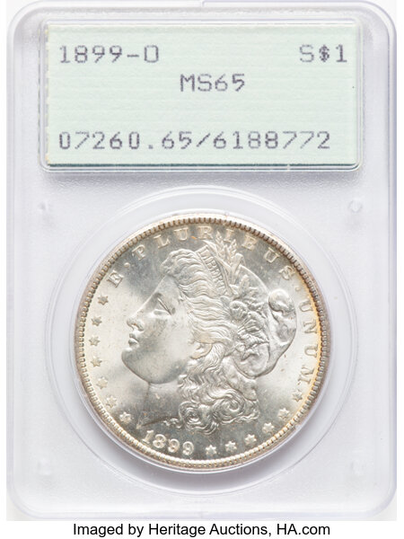 1899-O $1  Doubled 1, Die Breaks Reverse, VAM-11A MS thumbnail 10