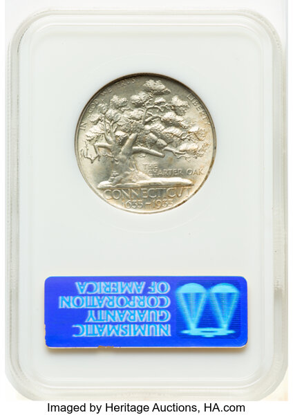 1935 50c Connecticut MS65 thumbnail 4