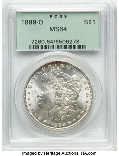 1899-O $1  Doubled 1, Die Breaks Reverse, VAM-11A MS thumbnail 4