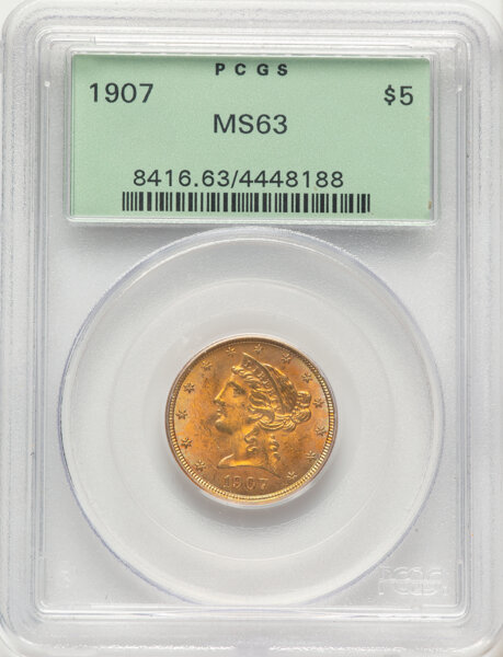 1907 $5  MS thumbnail 3