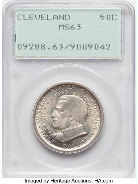 1936 50c Cleveland - Great Lakes Expo MS thumbnail 3