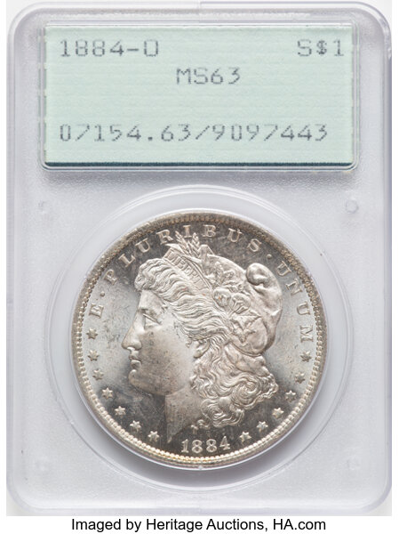 1884-O $1  Die Break Right Stars, VAM-19B MS thumbnail 2