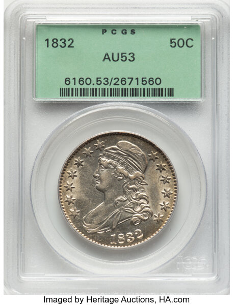 1832 50c Small Letters, O-122 MS thumbnail 2