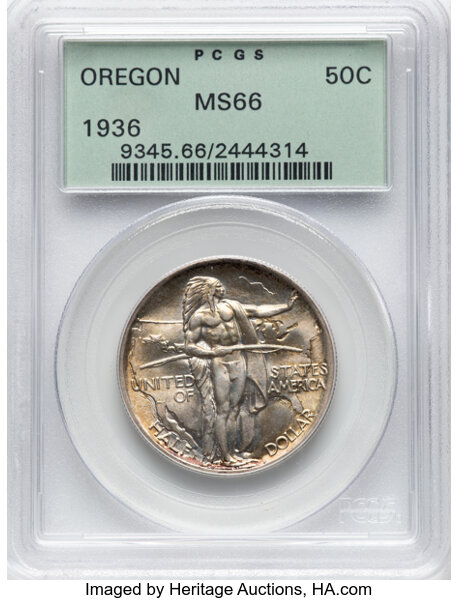 1936 50c Oregon Trail MS thumbnail 5