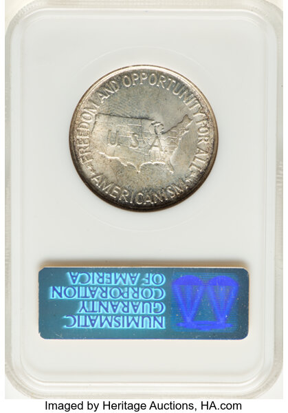 1952 50c Washington-Carver MS64 thumbnail 2
