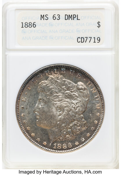 1886 $1  Doubled Arrows, VAM-17  MS DMPL thumbnail 2