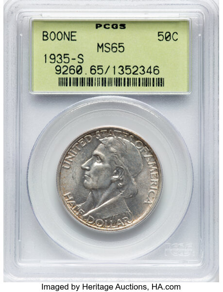 1935-S 50c Boone MS thumbnail 3