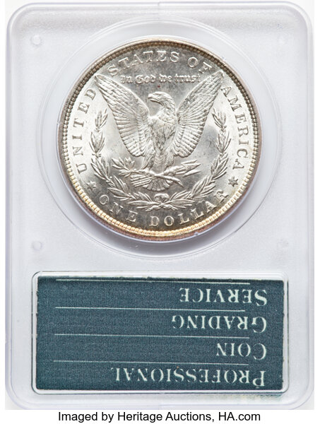 1888 $1 MS64 CAC thumbnail 4