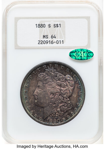 1880-S $1  Doubled Date, VAM-63  MS thumbnail 16