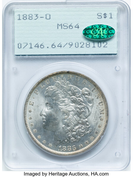 1883-O $1  Buffed Reverse, Die Break, VAM-1C3 MS thumbnail 8