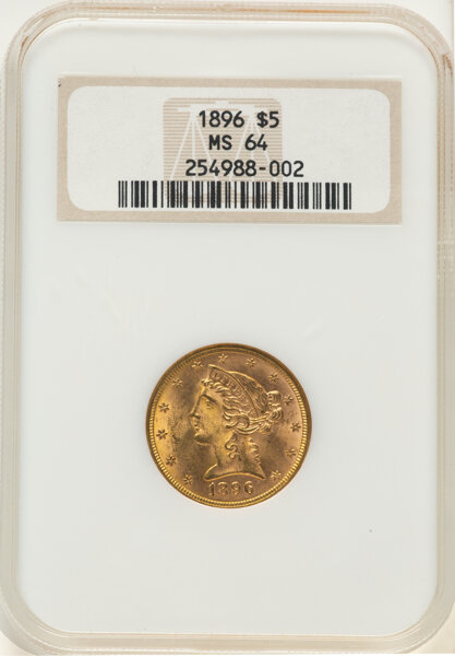 1896 $5  MS thumbnail 2