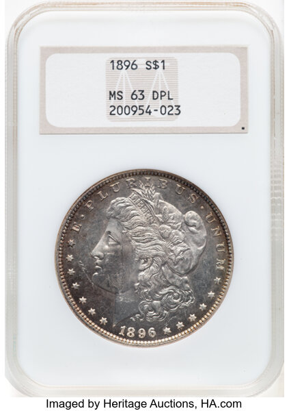 1896 $1  Bar 6, VAM-20  MS DMPL thumbnail 2