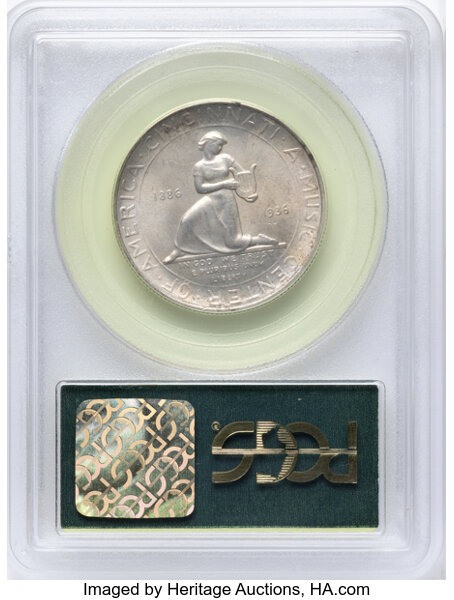 1936 50c Cincinnati Music Center MS64 thumbnail 2