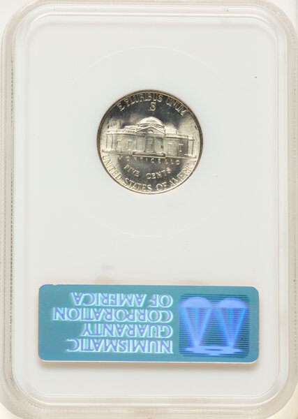 1942-S 5c Silver MS67 thumbnail 2
