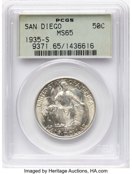 1935-S 50c San Diego Expo MS thumbnail 3