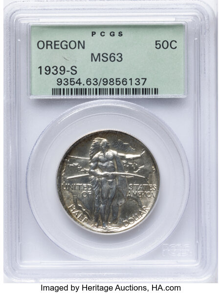 1939-S 50c Oregon Trail MS thumbnail 3