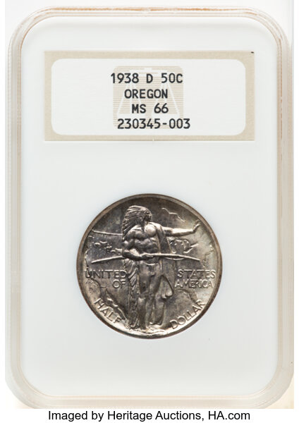 1938-D 50c Oregon Trail MS thumbnail 3