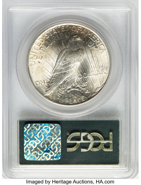 1925 $1 MS65 CAC thumbnail 2