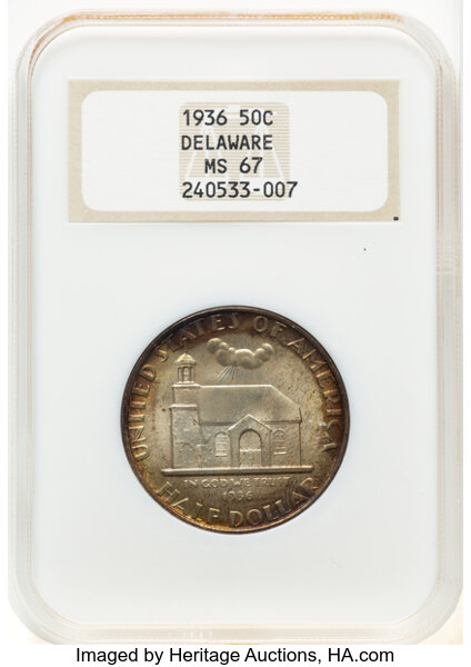 1936 50c Delaware MS thumbnail 4