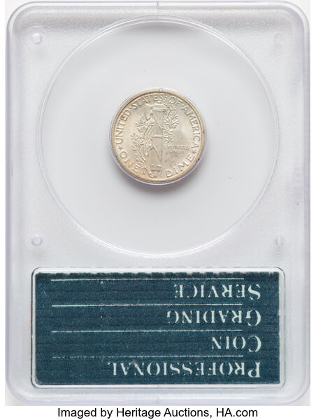 1943-S 10c MS FB MS64 FB thumbnail 2