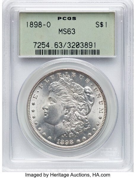 1898-O $1  Clashed Dies, VAM-16A MS thumbnail 6