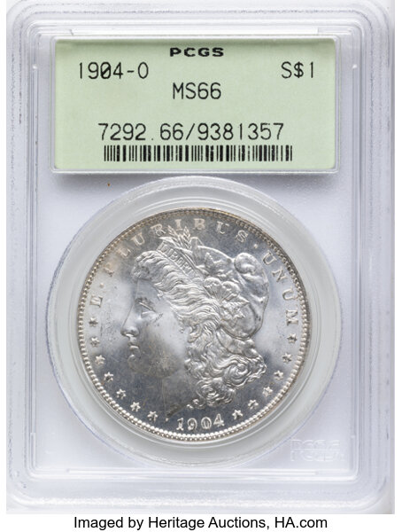 1904-O $1  Denticle Impressions Below Wing, VAM-12A MS thumbnail 19