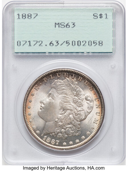 1887 $1  Die File Lines UNITED, VAM-4A MS thumbnail 6