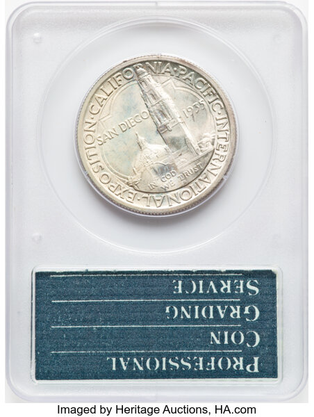 1935-S 50c San Diego Expo MS63 thumbnail 2