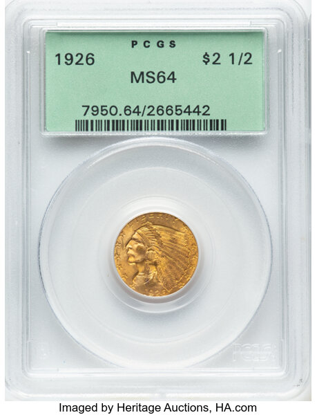 1926 $2 1/2 MS thumbnail 9