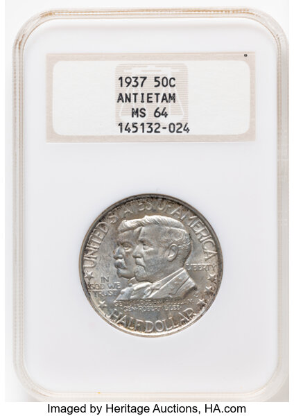 1937 50c Antietam MS thumbnail 5