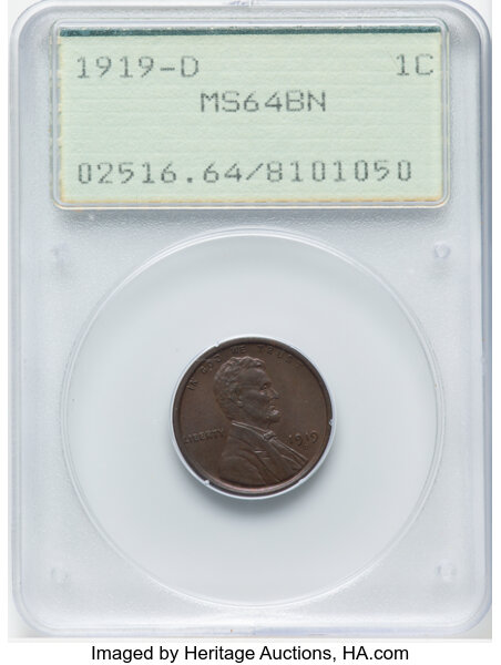 1919-D 1c MS BN thumbnail 3
