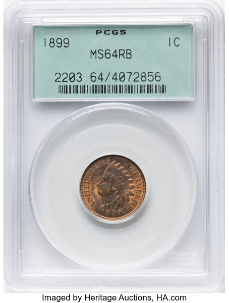 1899 1c Repunched Date, FS-303, S-9 MS RB thumbnail 2