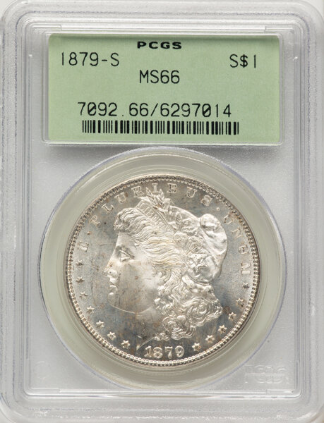 1879-S $1  Hair Ribbon Gouged, VAM-107A MS thumbnail 8