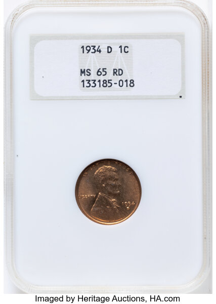 1934-D 1c MS RD thumbnail 2