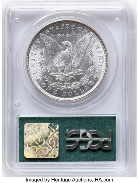 1887 $1 MS62 thumbnail 2