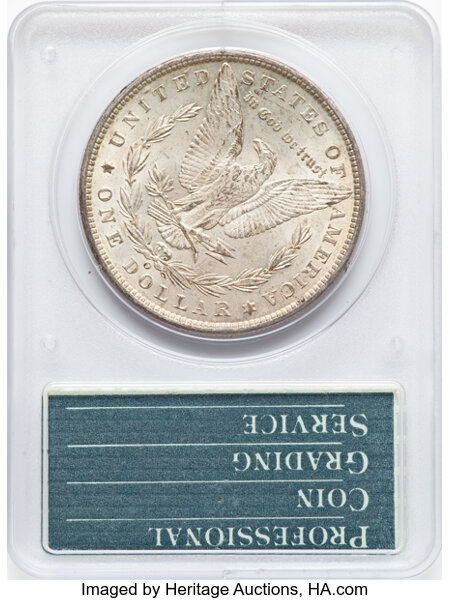 1886-O $1 AU58 CAC thumbnail 2