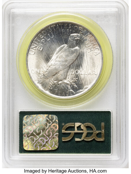 1923 $1 MS63 thumbnail 2
