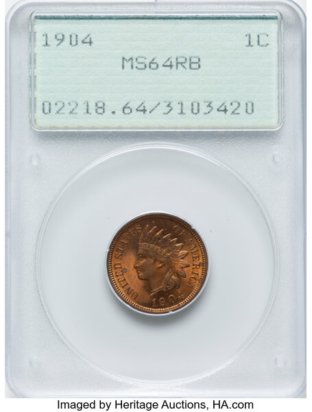1904 1c Repunched Date, FS-301, S-10 MS RB thumbnail 2