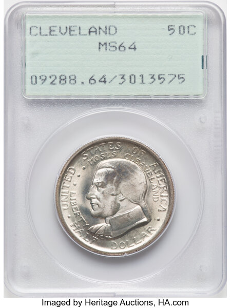 1936 50c Cleveland - Great Lakes Expo MS thumbnail 4