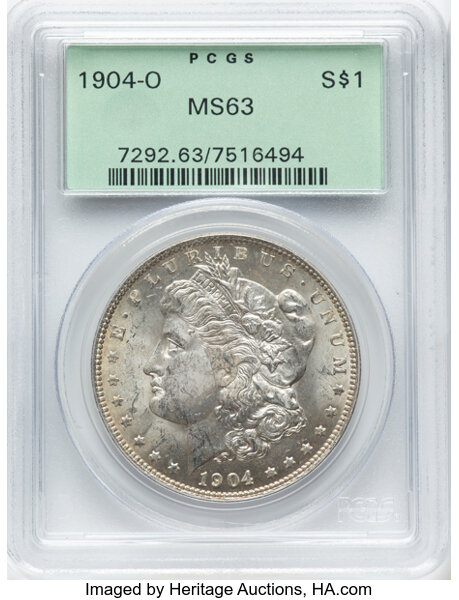 1904-O $1  Denticle Impressions Below Wing, VAM-12A MS thumbnail 6